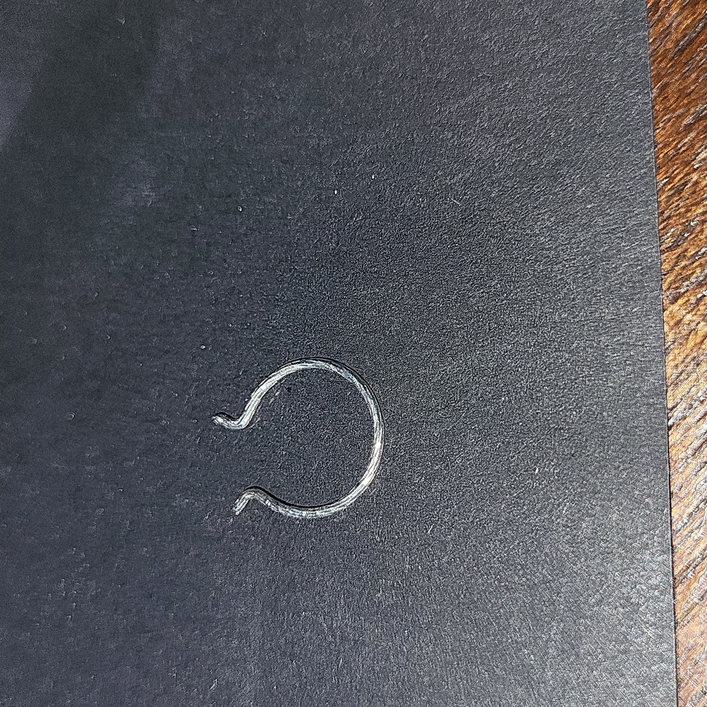 Septum Ring 925 silver faux septum ring brand new